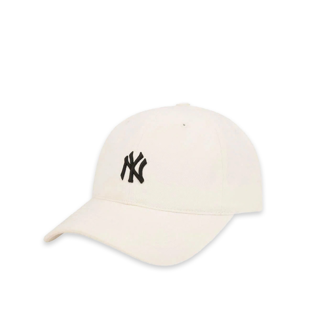 Nón lưỡi Trai MLB Màu Kem Logo - NY