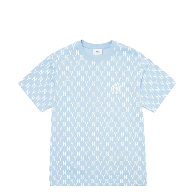 Áo Thun MLB Monogram (Màu Xanh)
