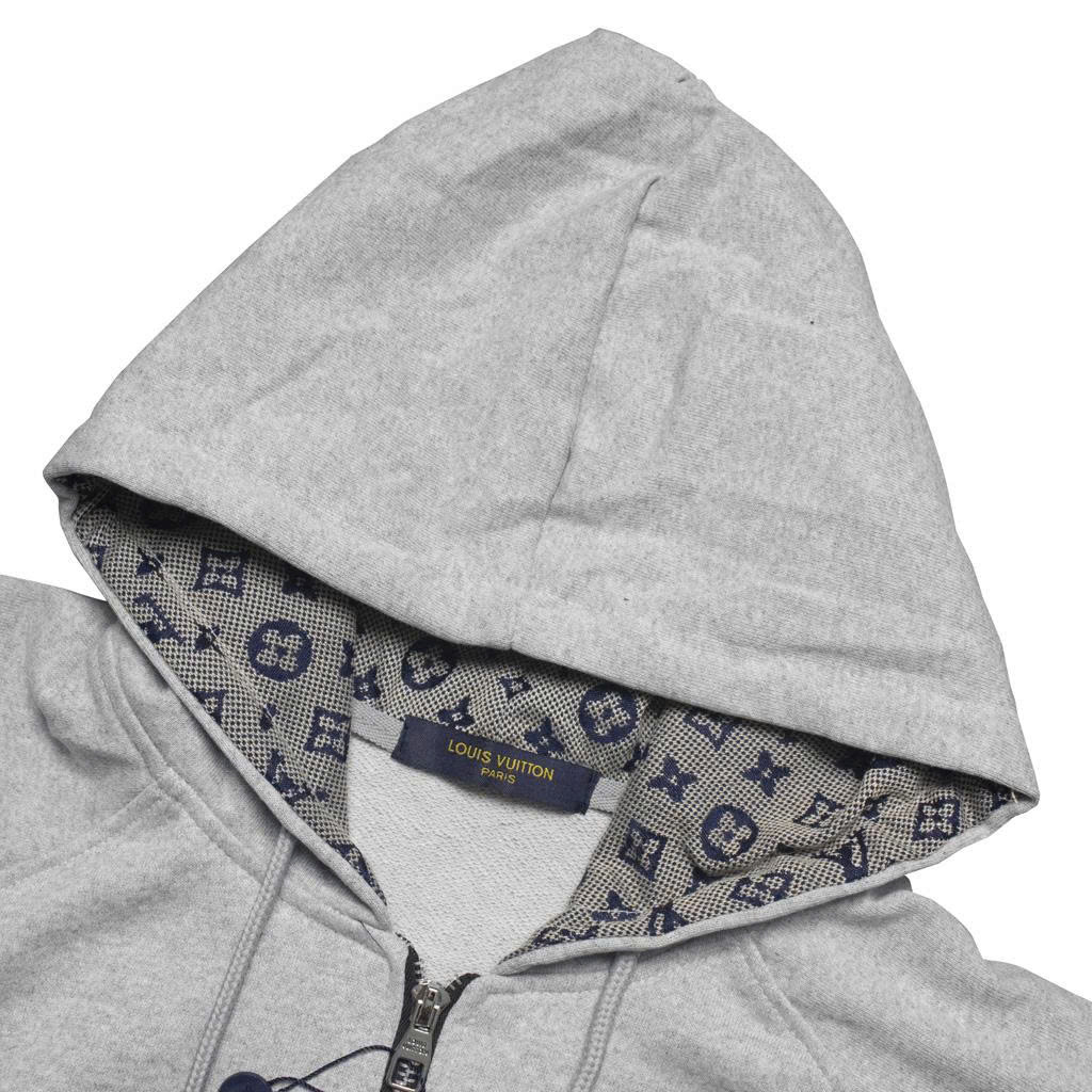 Hoodie Zip Louis Vuitton Monogram V3 ( Gold )