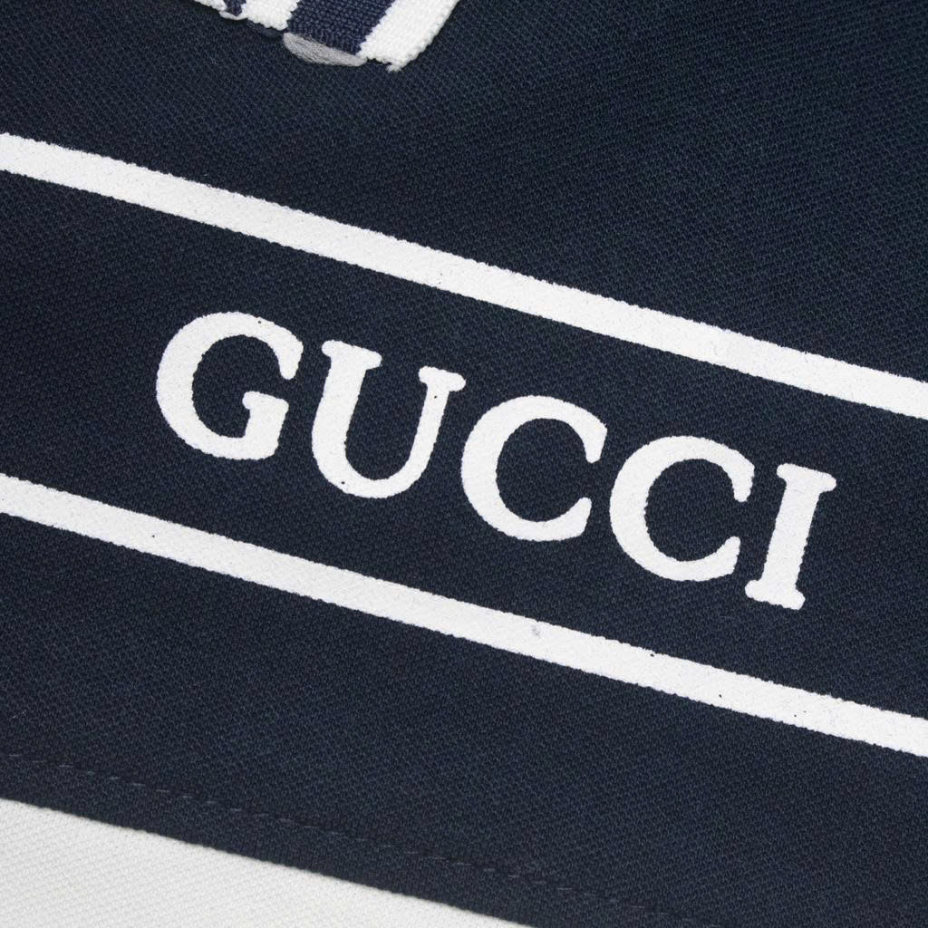 Polo Gucci Embroidery Kẻ Ngang