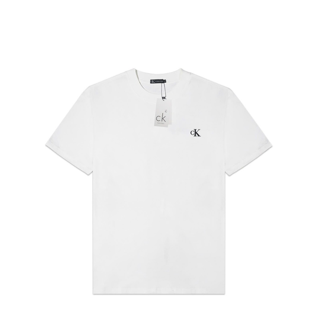 Áo Thun Calvin Klein In Phồng (Trắng)
