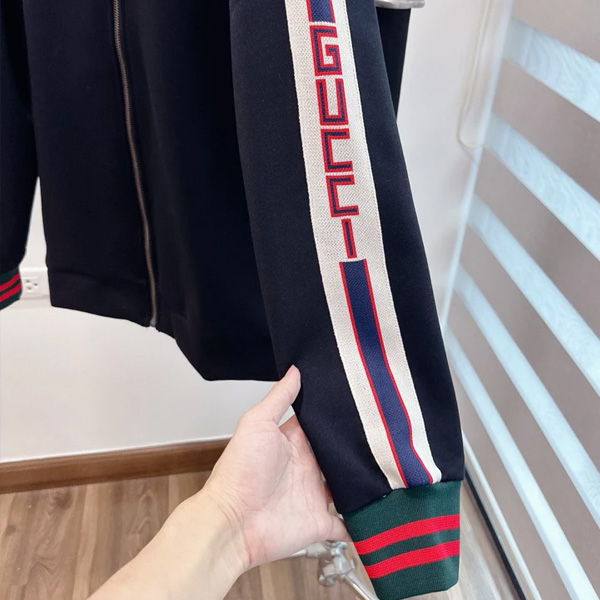 Áo Khoác Gucci Technical Jersey - Đen (New)