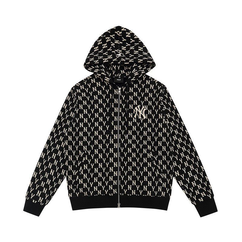 Hoodie Zip MLB Monogram Đen