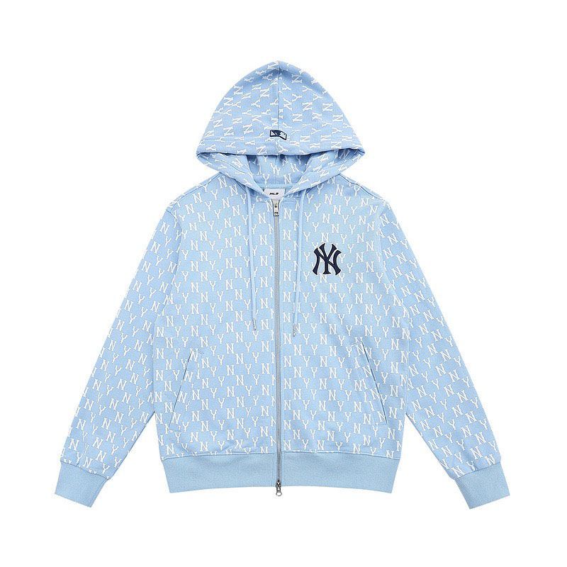 Hoodie Zip MLB Monogram Đen