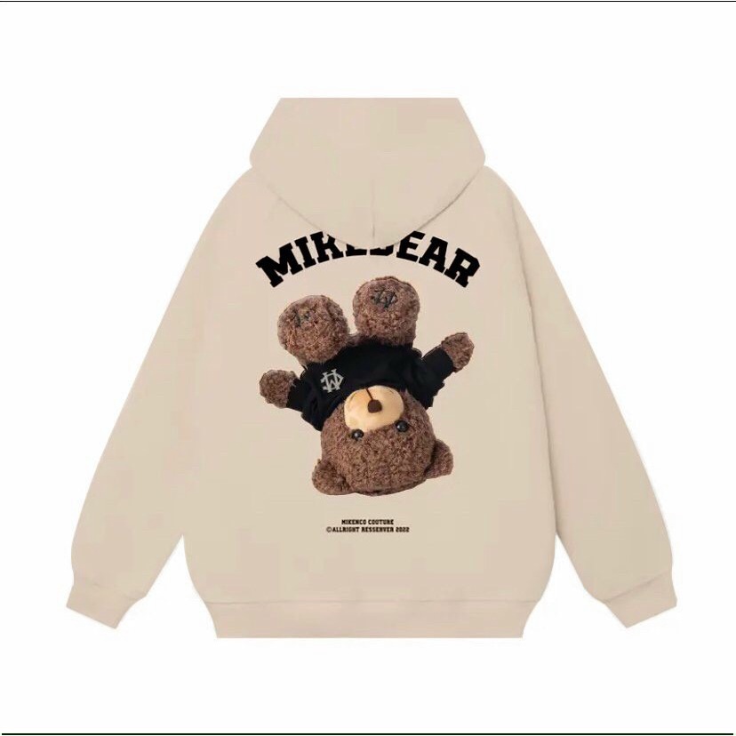Áo Hoodie Mikenco, Mikenbear, Chất vải nỉ bông cao cấp