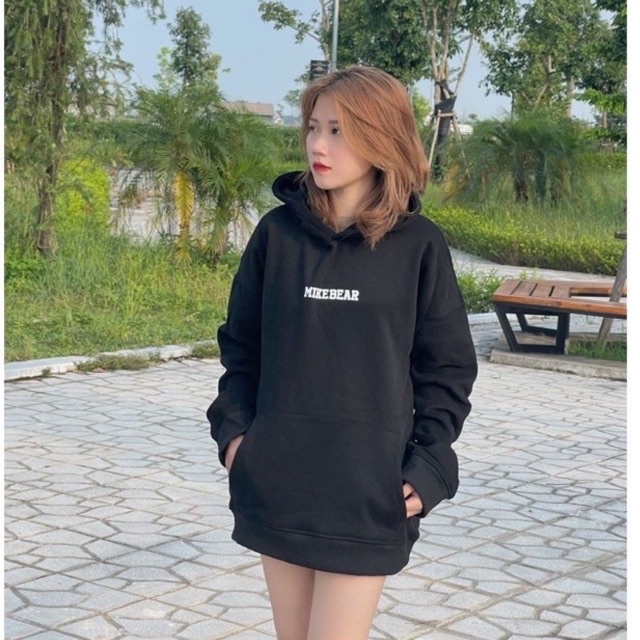 Áo Hoodie Mikenco, Mikenbear, Chất vải nỉ bông cao cấp