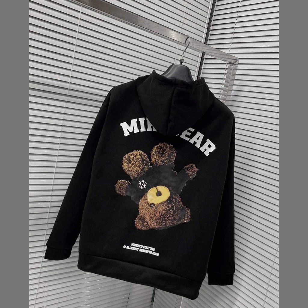 Áo Hoodie Mikenco, Mikenbear, Chất vải nỉ bông cao cấp