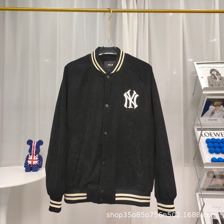 Bomber MLB Vải Nhung Gân Full 3 Màu Siêu Hot