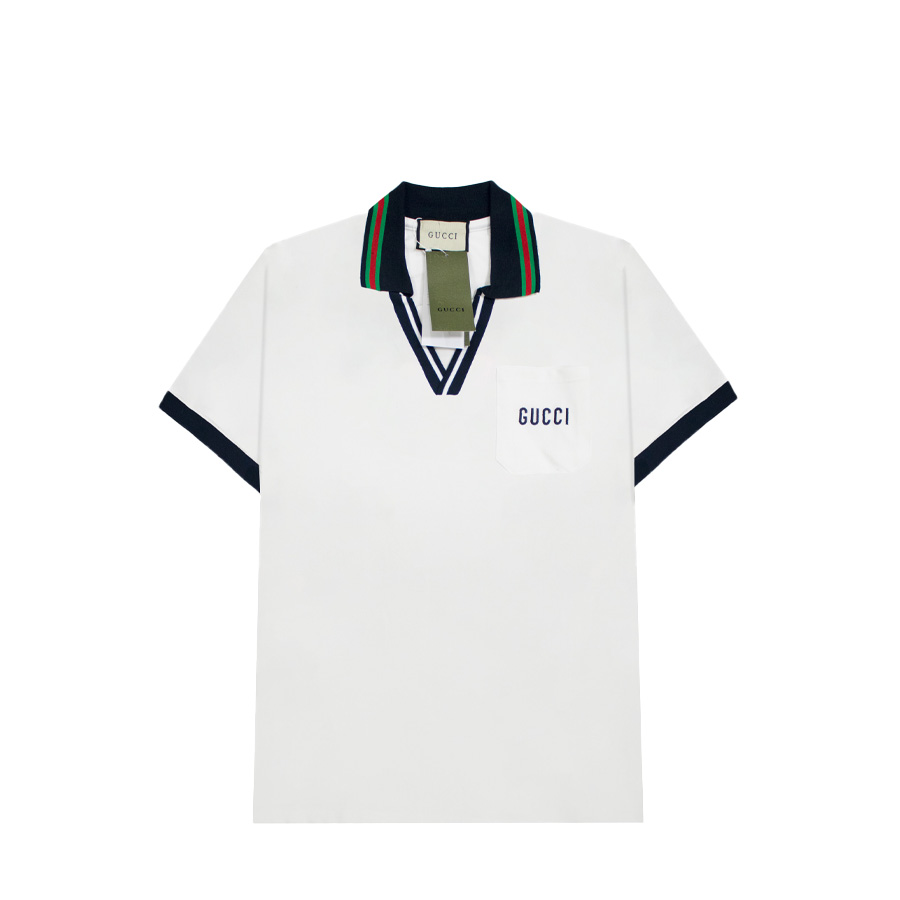 Polo Gucci Pique Cổ Chữ V