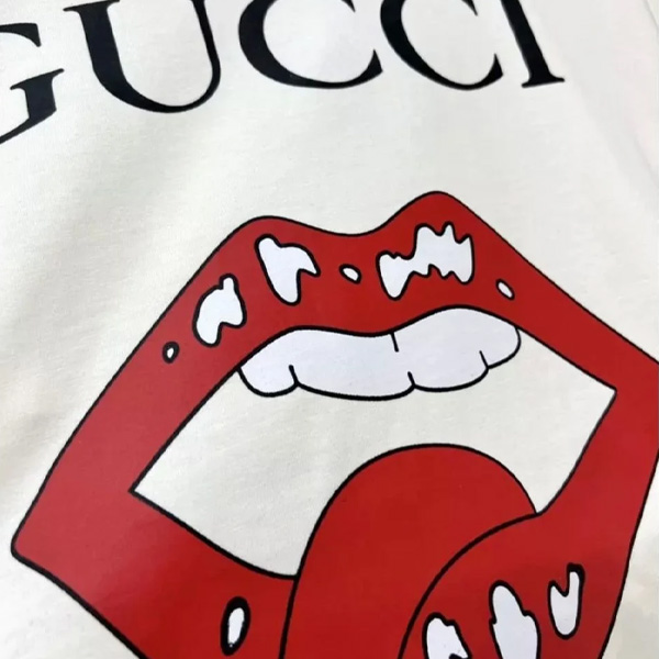 Áo Thun GC Gucci Lips Logo