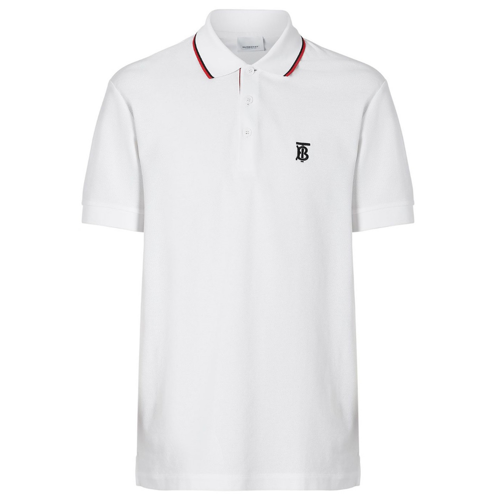 Polo BBR Burberry Basic Thêu Logo Ngực