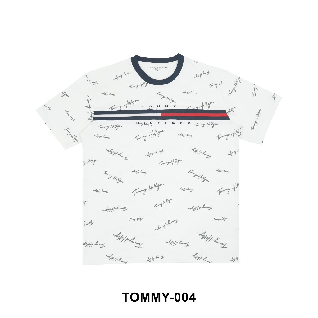 Áo thun Tommy Thêu Bản chữ Kí