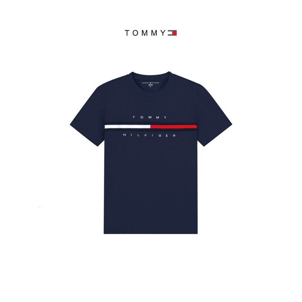 Áo thun Tommy Thêu Bản chữ Kí