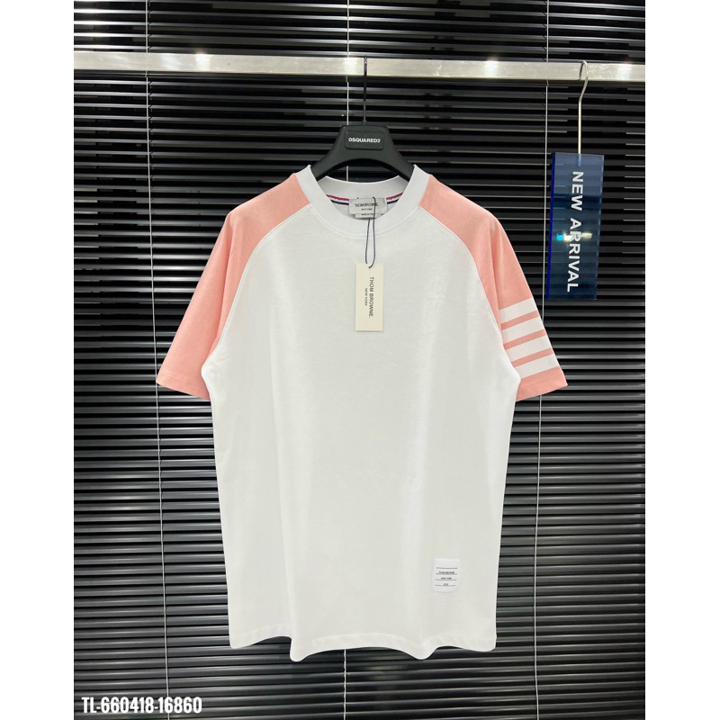Áo thun Thom Brown Tay Phối 4 Sọc Nhiều Màu