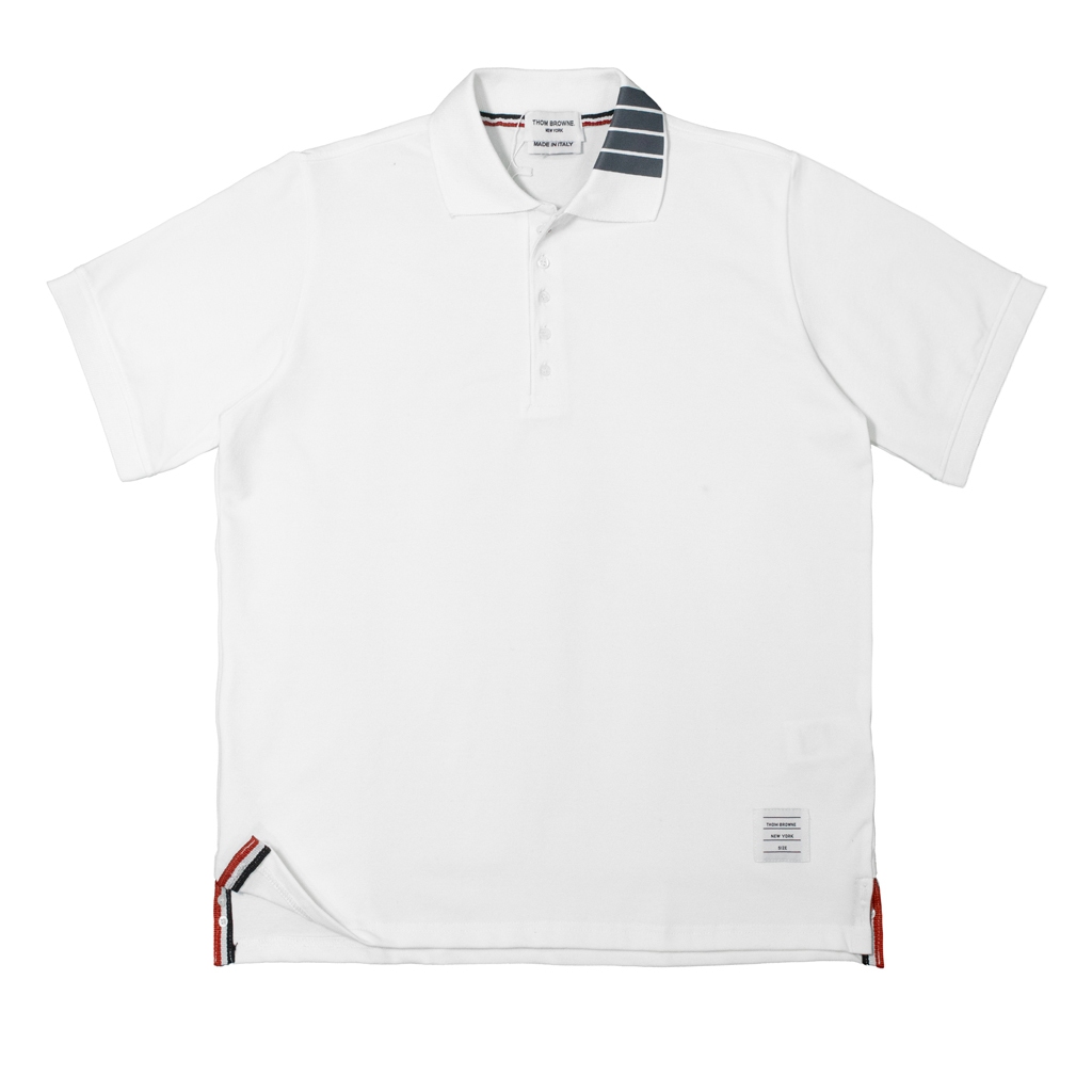 Polo Thom Browne 4-Bars Collar