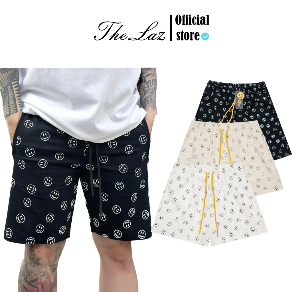 Quần Short Drew Monogram Mặt Cười