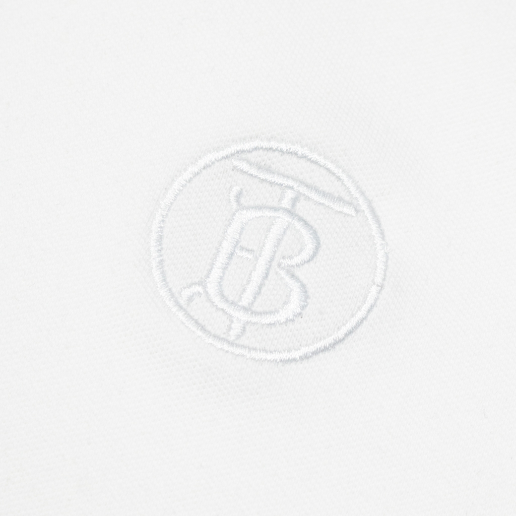 Polo BBR Burberry Icon Stripe Logo Thêu