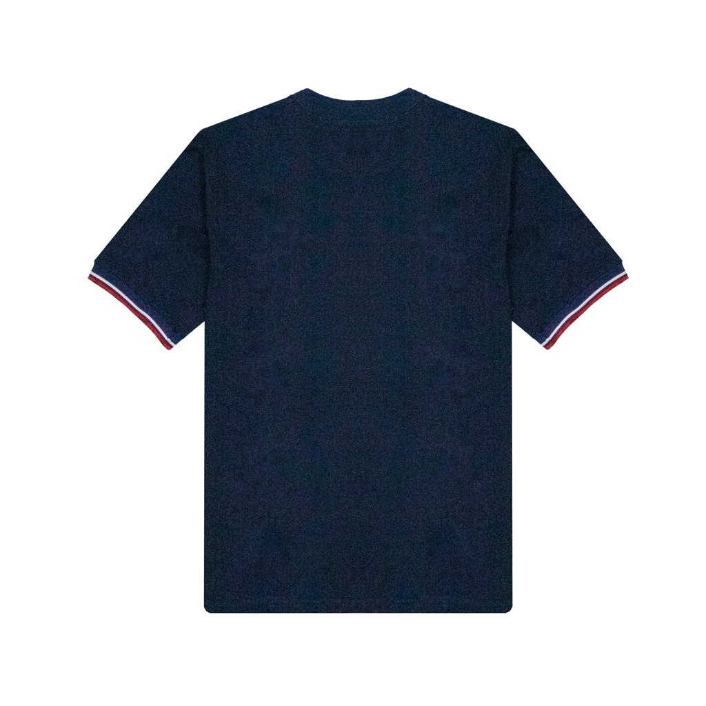 Áo Thun Tommy Thêu Chữ Viền Tay