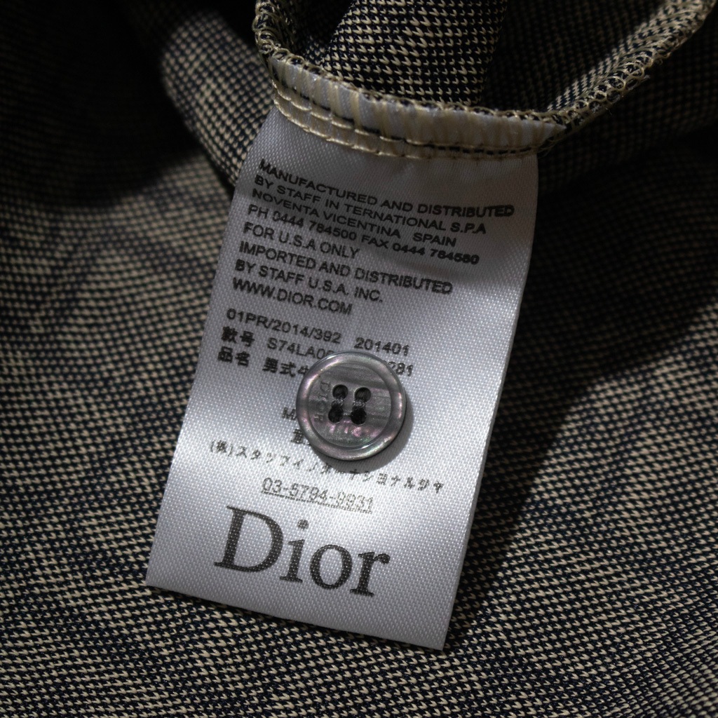 Polo Dior Monogram Cổ Xanh