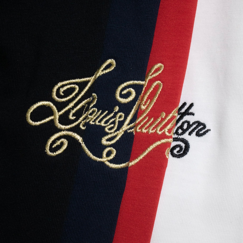 Áo Thun LV Louis Vuitton Thêu Chữ Vàng Xích Tay