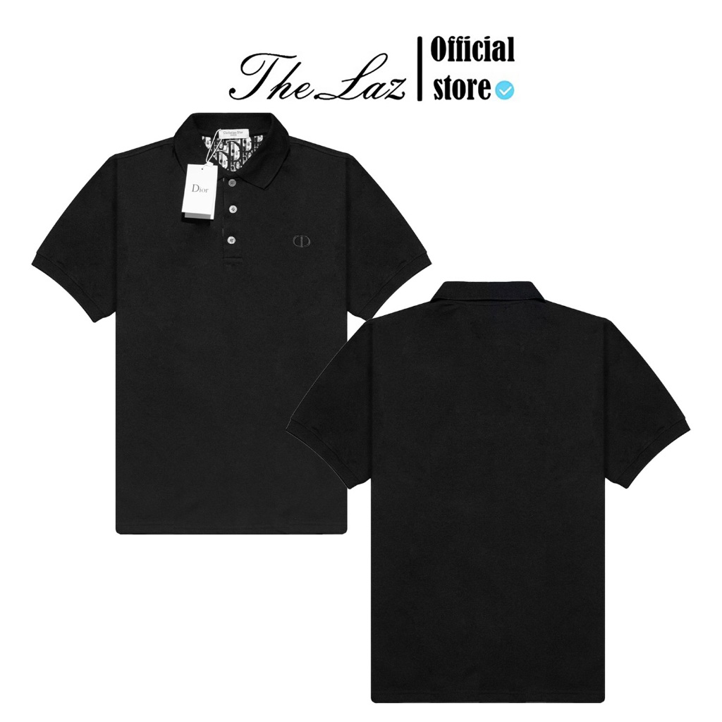 Polo Christian Dior BLACK Logo Thêu
