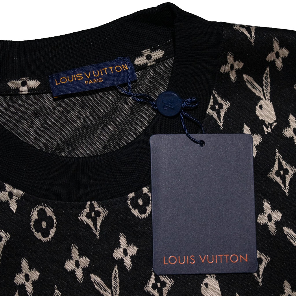 Áo thun LV Louis Vuitton Stripe Accent Monogram V2