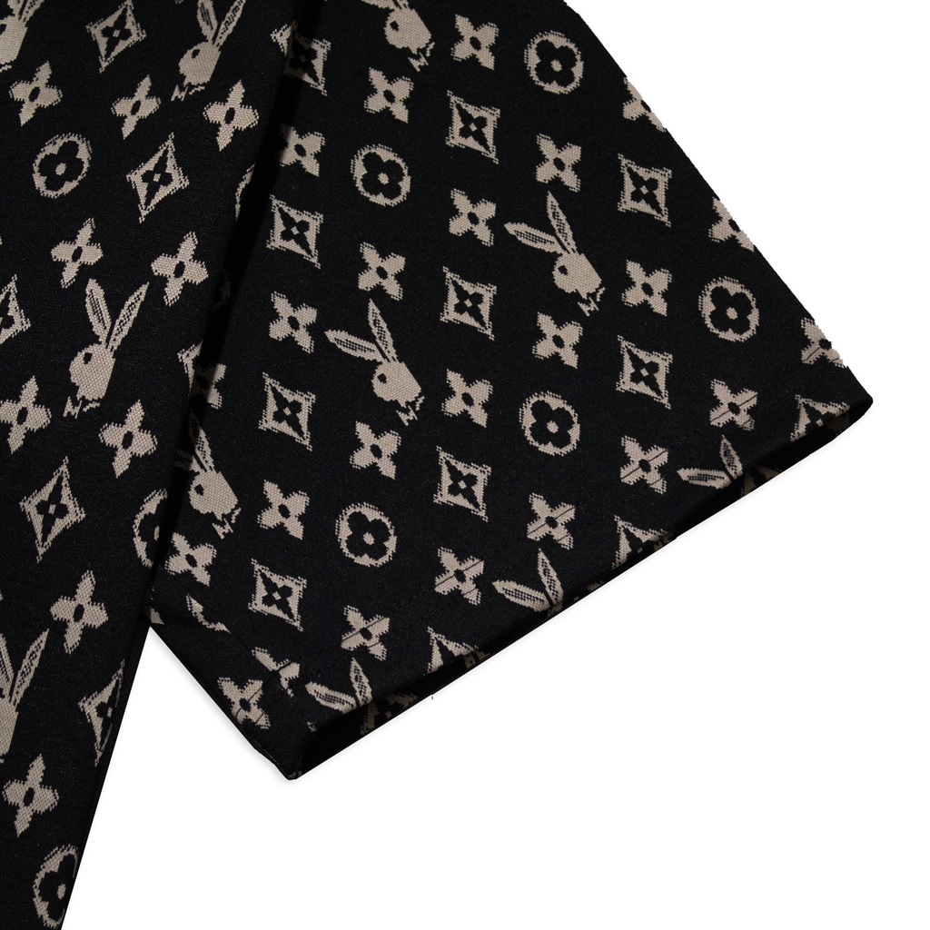 Áo thun LV Louis Vuitton Stripe Accent Monogram V2