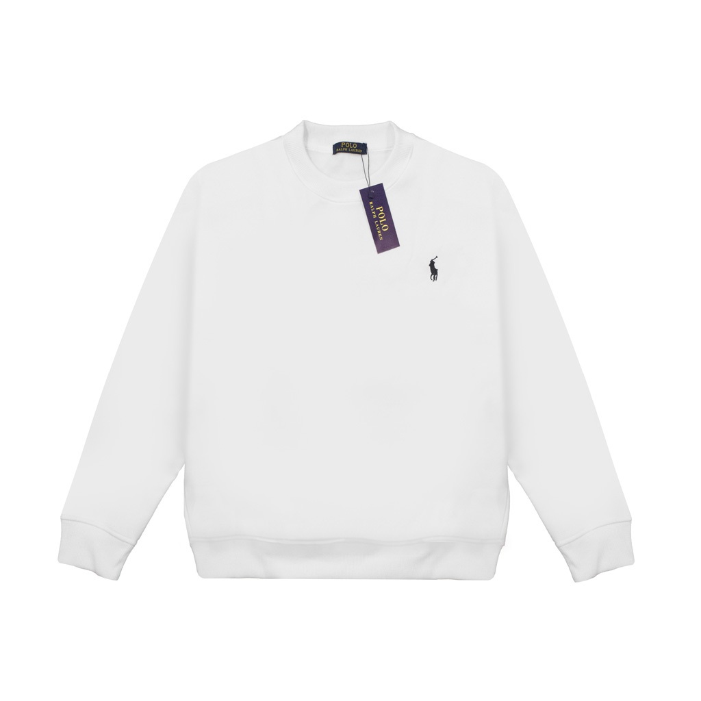 Áo Sweater Ralp Laurent Thêu Logo Basic