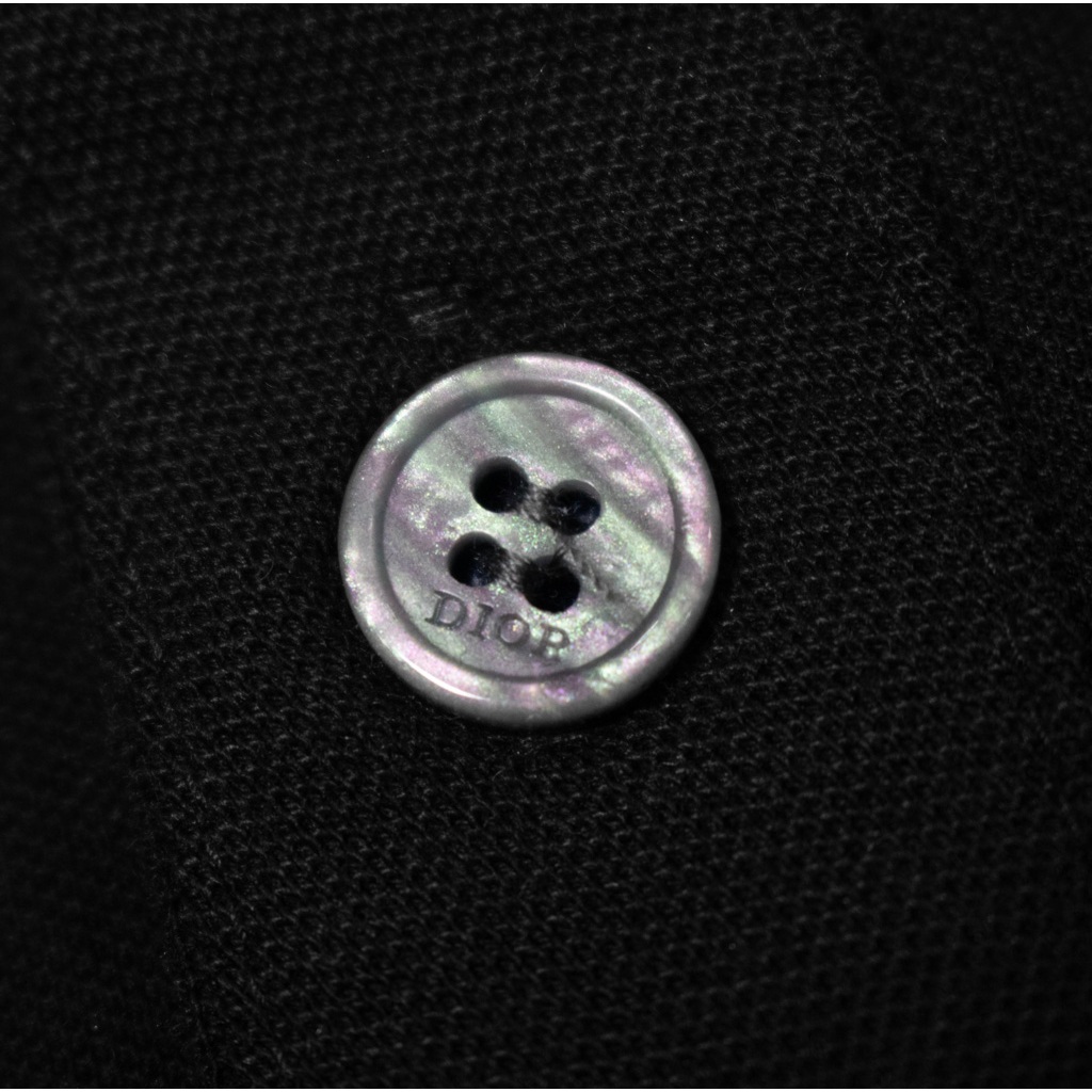 Polo Dior Thêu Ong Phối Viền