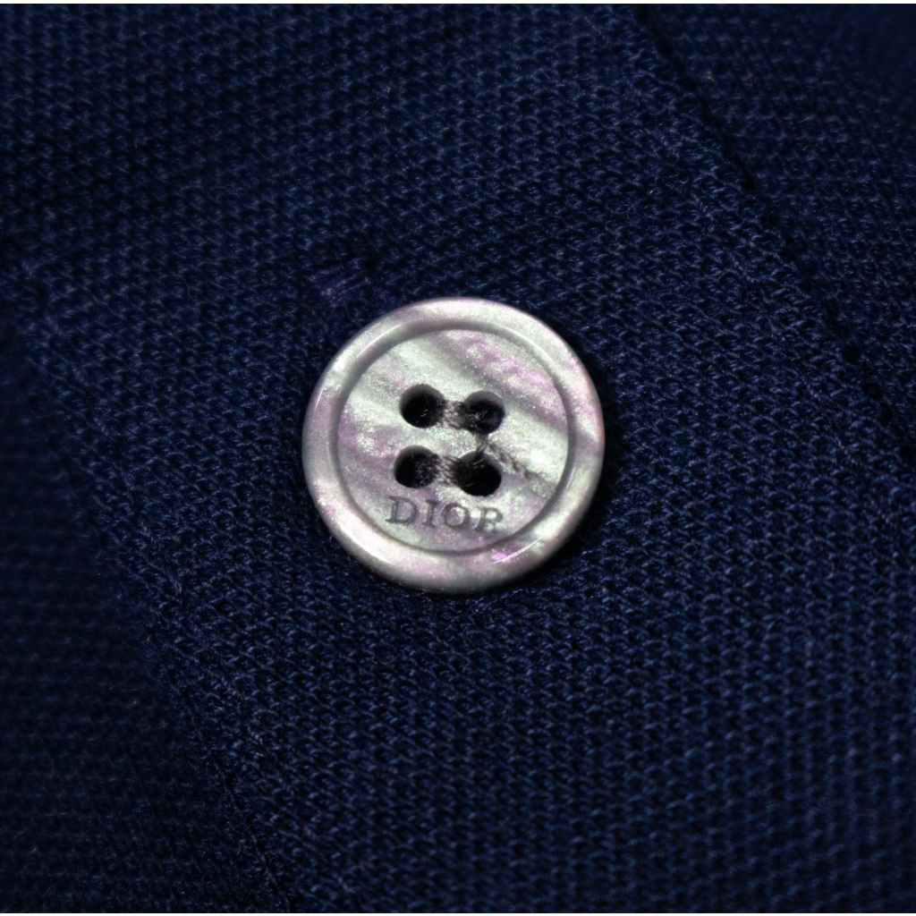 Polo Dior Thêu Ong Phối Viền