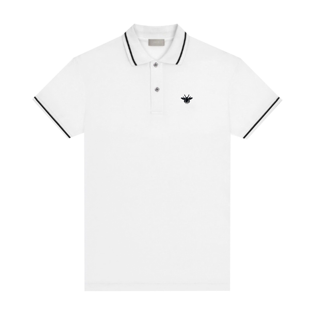 Polo Dior Thêu Ong Phối Viền