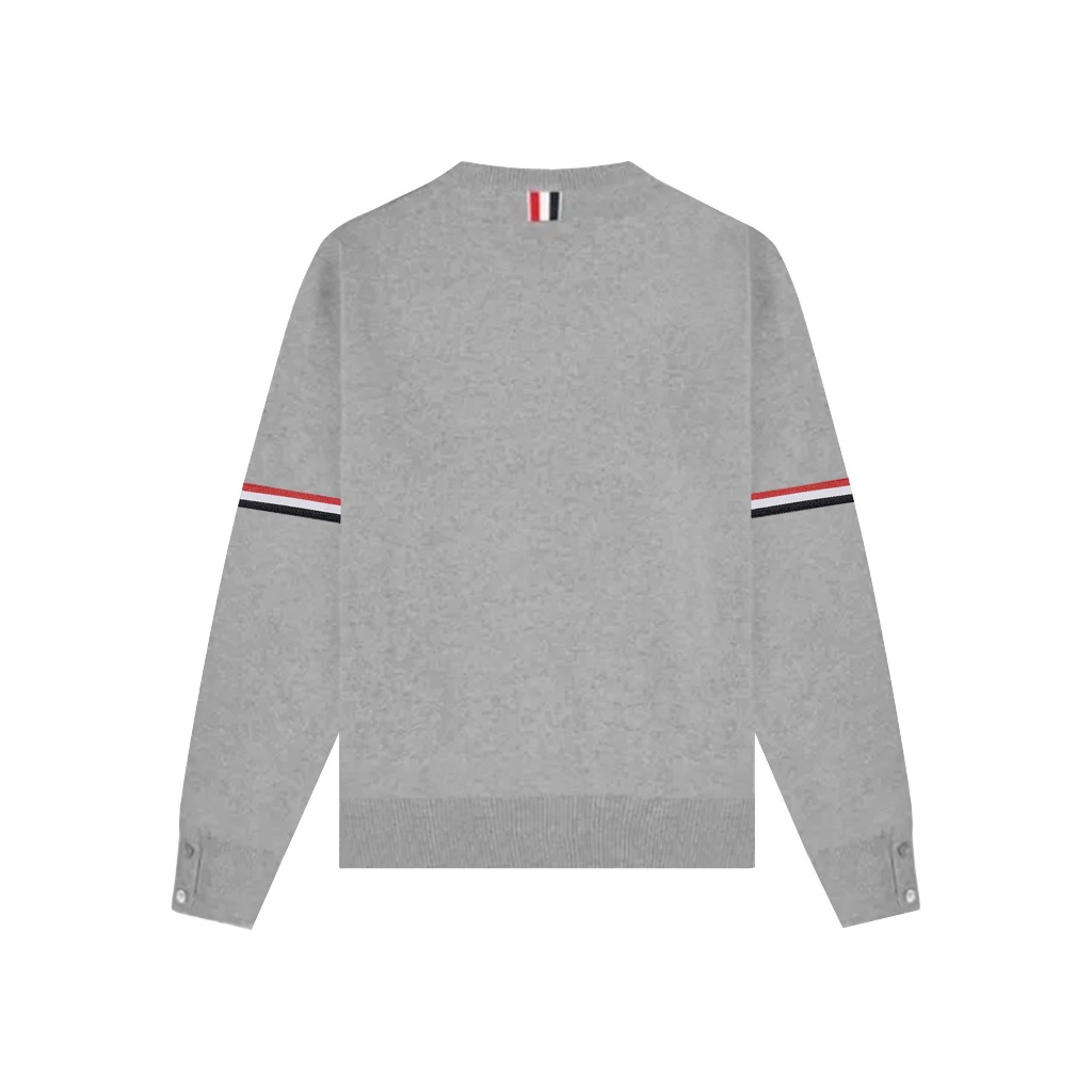 Sweater Thome Brown Viền Tay Mẫu Mới Hot Trend