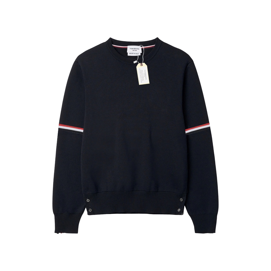 Sweater Thome Brown Viền Tay Mẫu Mới Hot Trend