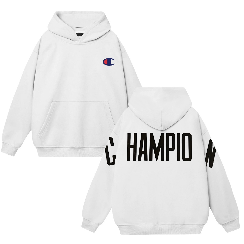 Hoodie Champion In Hình Siêu Chất Rõ Nét