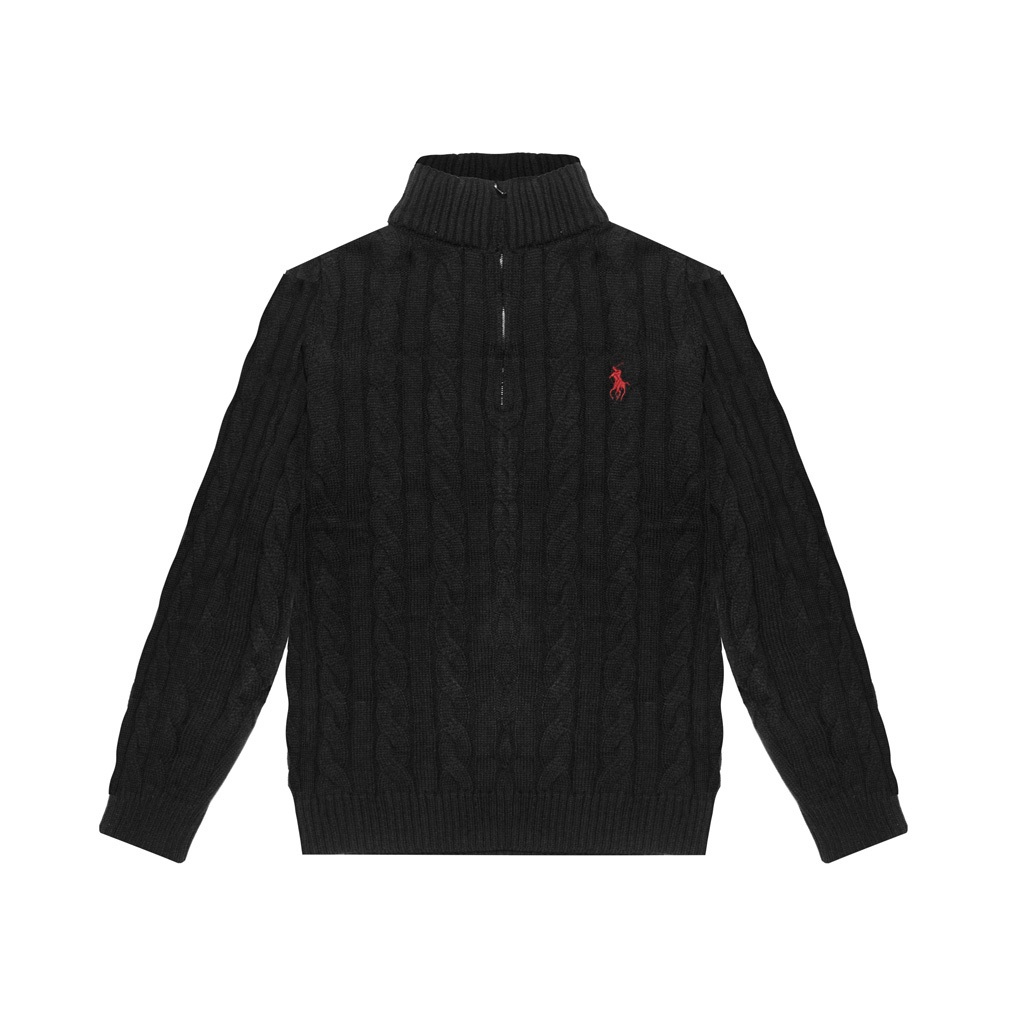 Sweater Ralph Zip Cable (Dệt Len)