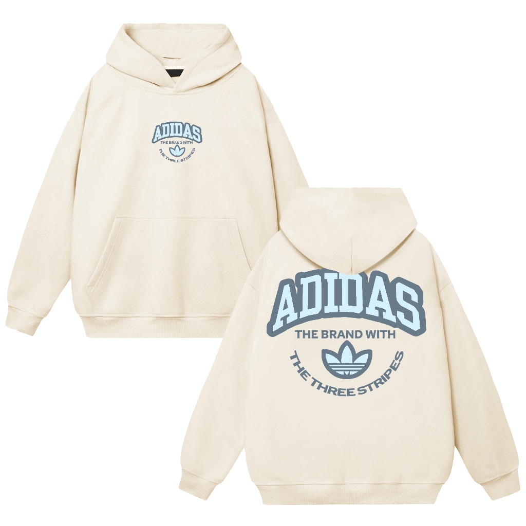 Áo Hoodie Adidas Big Logo In Siêu Nét
