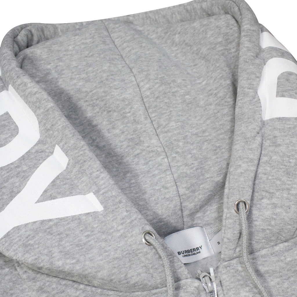 Hoodie Zip BBR Burberry In Nón Phối Tay Caro