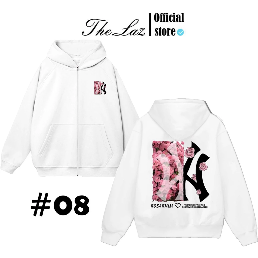 Hoodie MLB NY Có Zip Tổng Hợp Nhiều Mẫu