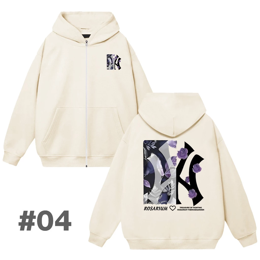 Hoodie MLB NY Có Zip Tổng Hợp Nhiều Mẫu