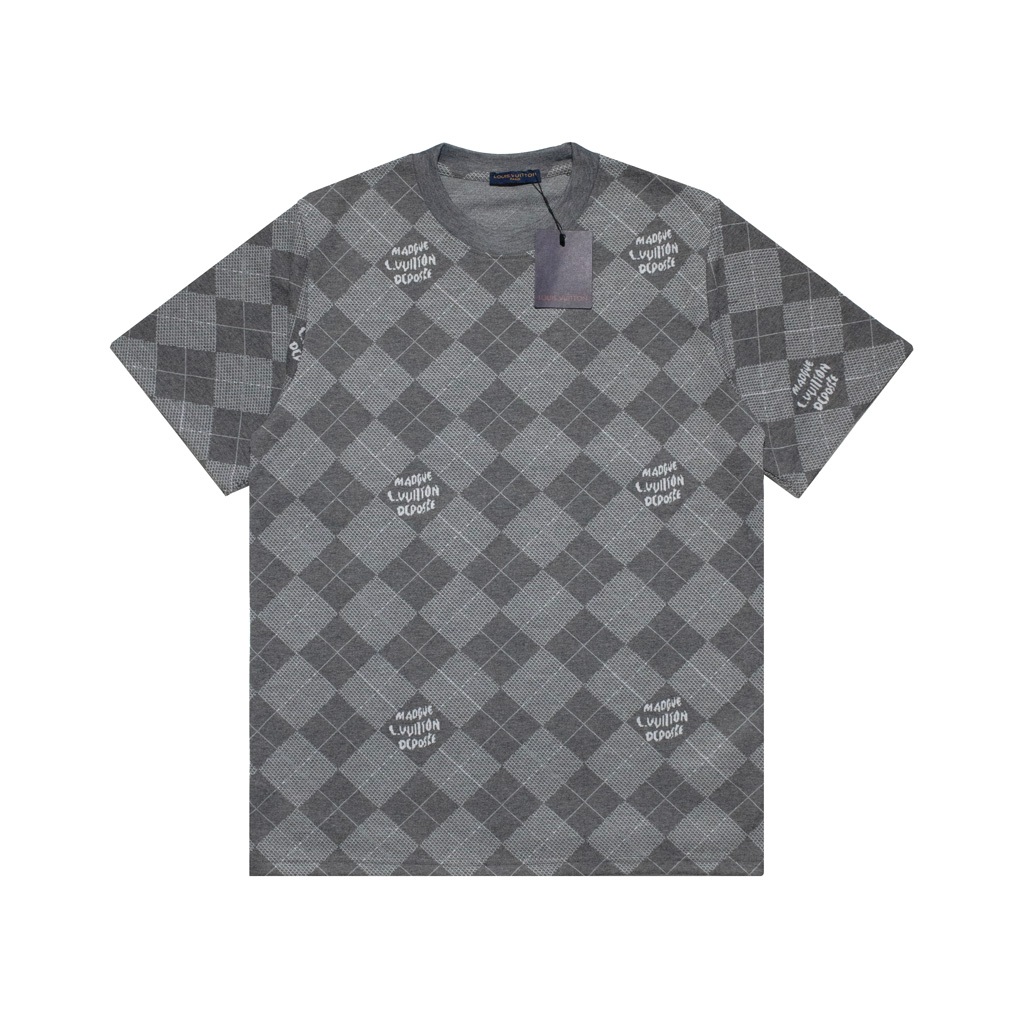 Áo Thun LV Louis Vuitton Deposee Caro Mix