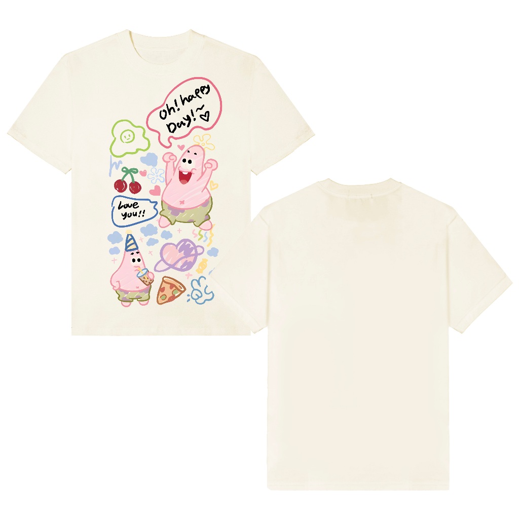 Áo Thun Spongebob V2 Bọt Biển Ngôi Sao