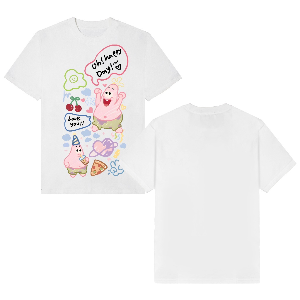 Áo Thun Spongebob V2 Bọt Biển Ngôi Sao