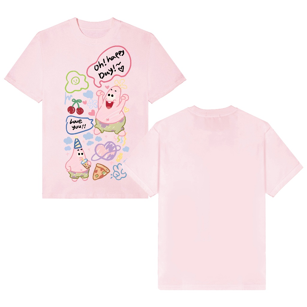 Áo Thun Spongebob V2 Bọt Biển Ngôi Sao