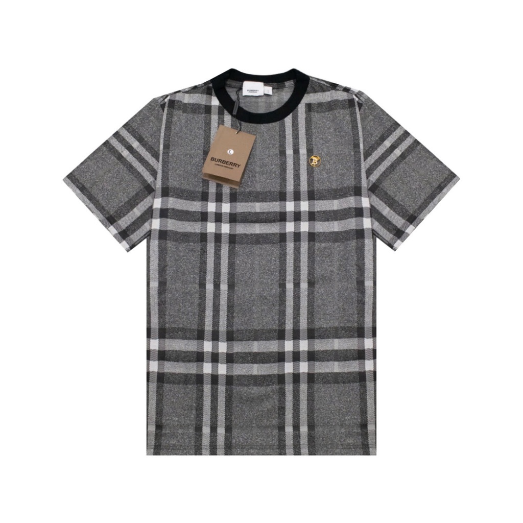 Áo Thun BBR Burberry Attached Gold Logo Mới Siêu Chất