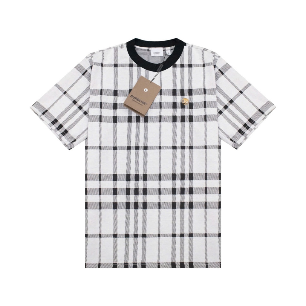 Áo Thun BBR Burberry Attached Gold Logo Mới Siêu Chất