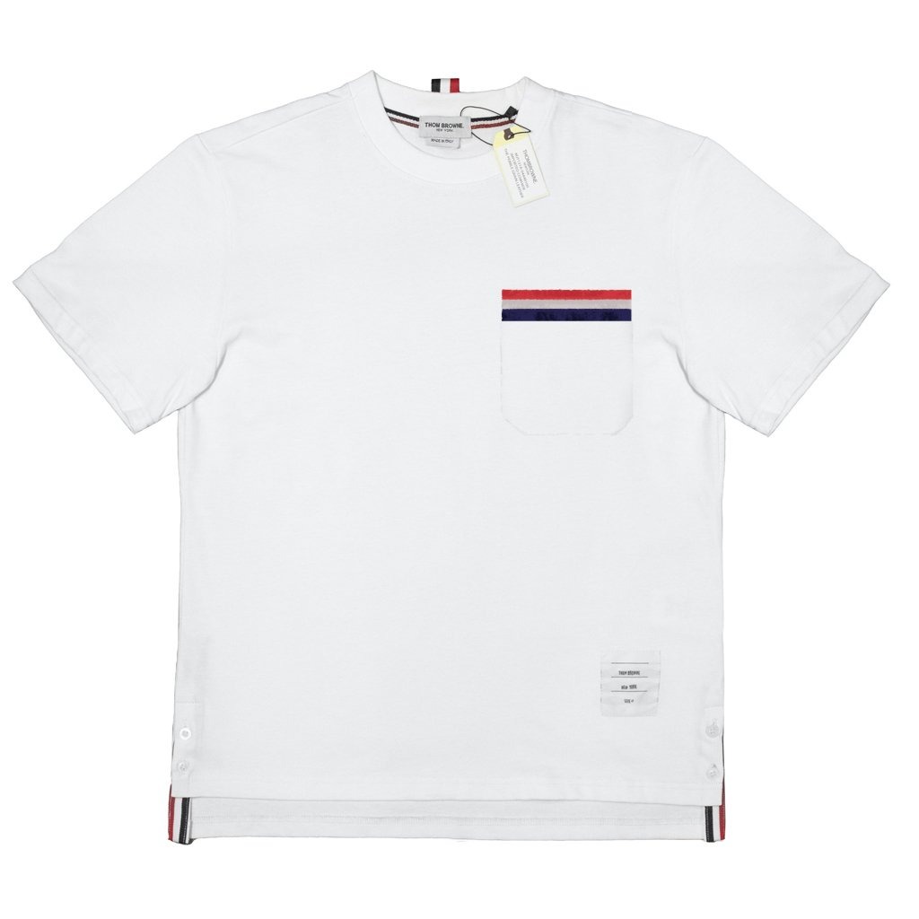 Áo Thun Thom Browne Viền Túi
