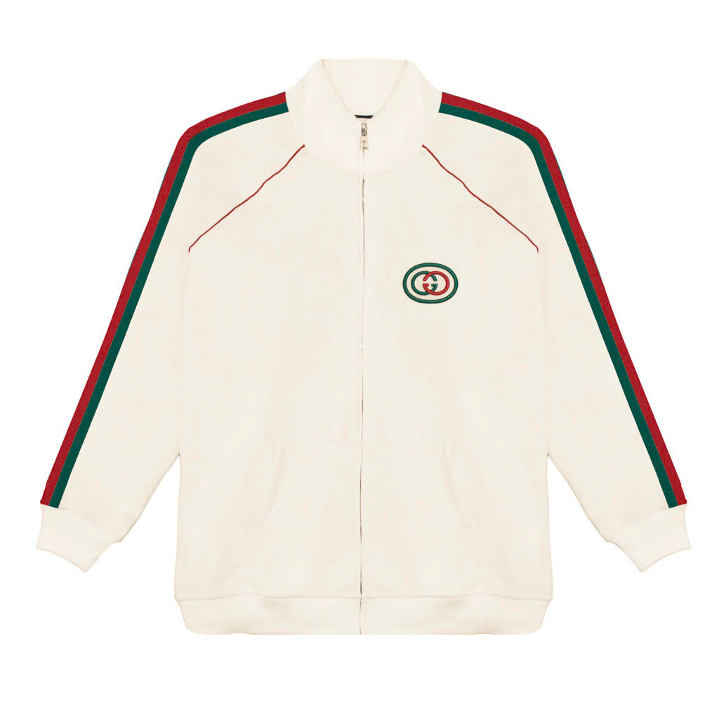 Áo Khoác Gucci Web Stripe Details (new)