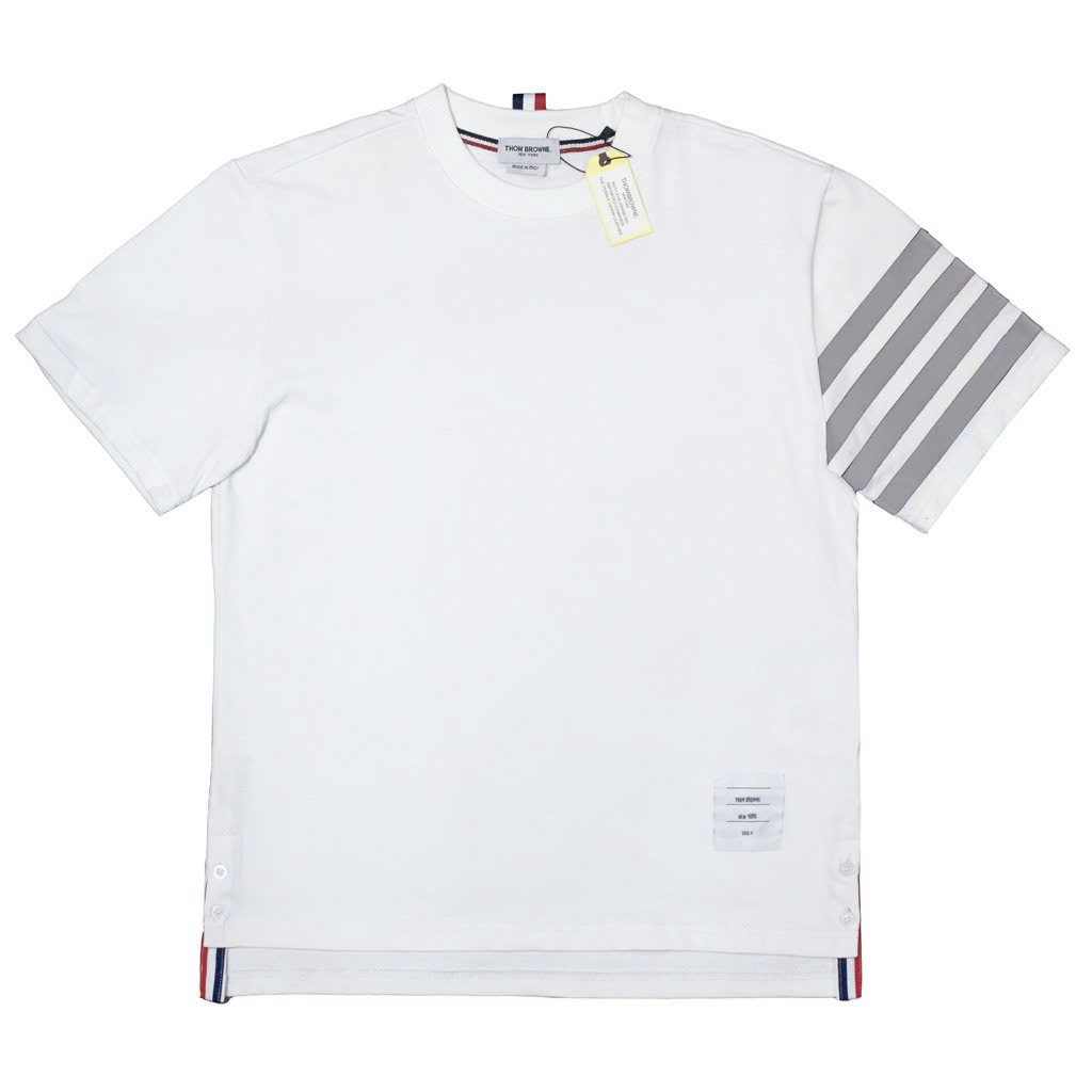 Áo Thun Thom Browne Tay Sọc Basic