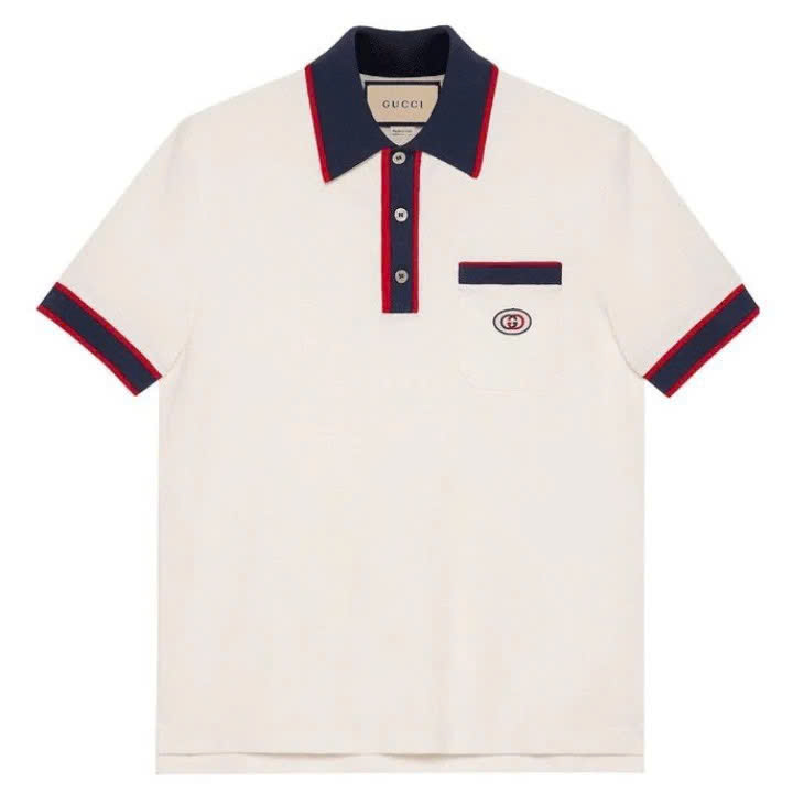 Polo Gucci Interlooking Có Túi
