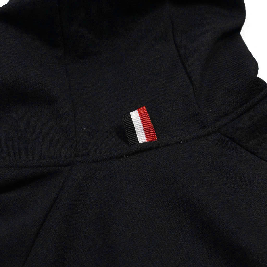 Hoodie Zip Thom Browne Viền Tay
